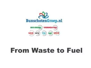 From Waste to Fuel
