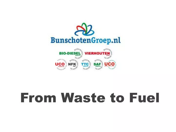 from waste to fuel