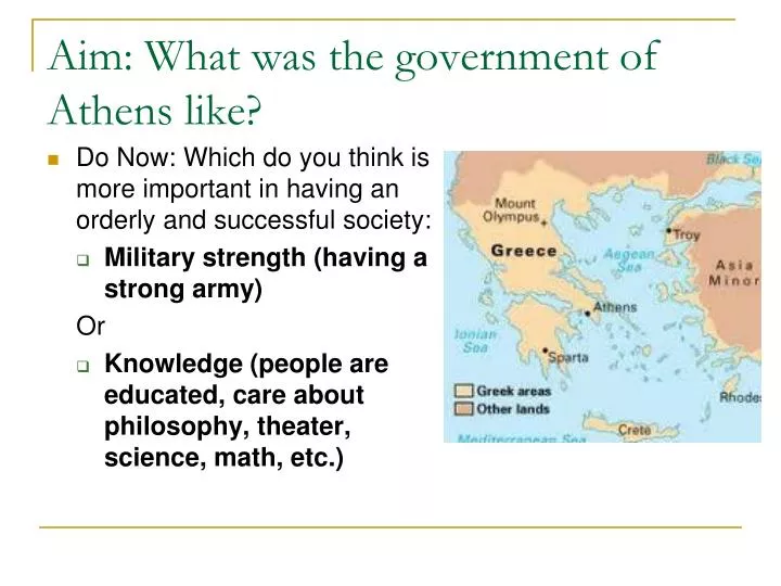 aim what was the government of athens like