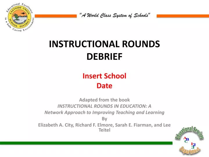 instructional rounds debrief