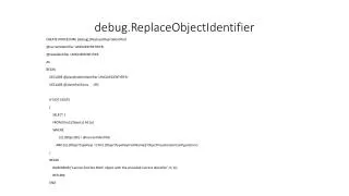 debug.ReplaceObjectIdentifier