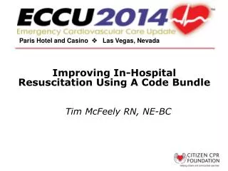 Improving In-Hospital Resuscitation Using A Code Bundle