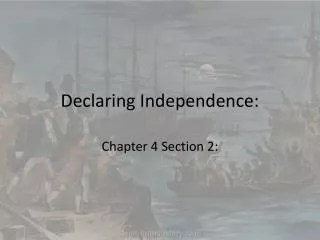 Declaring Independence: