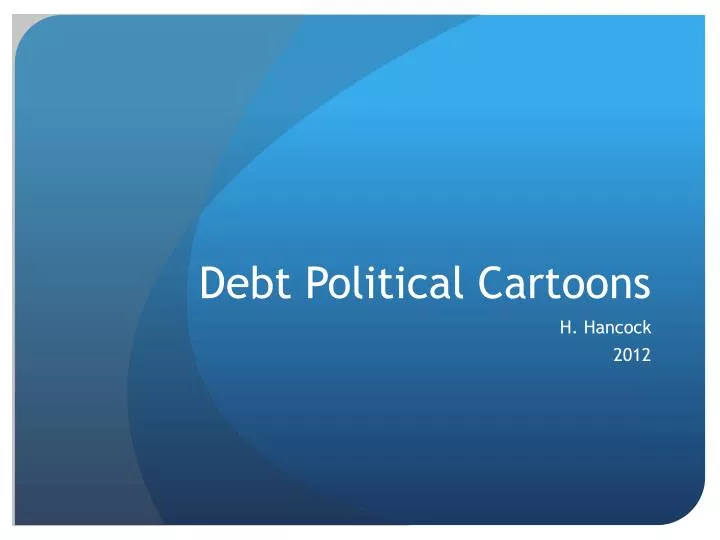 debt political cartoons