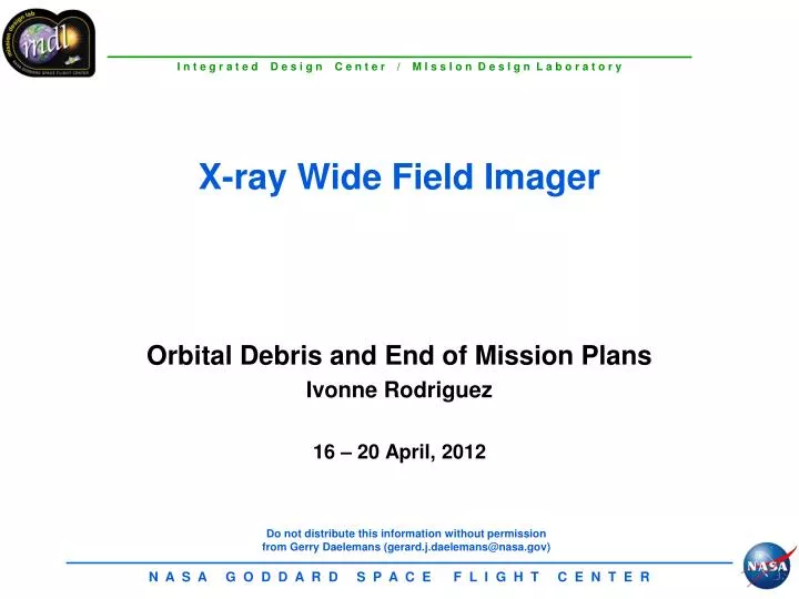 x ray wide field imager
