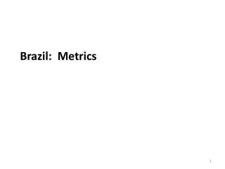 Brazil: M etrics