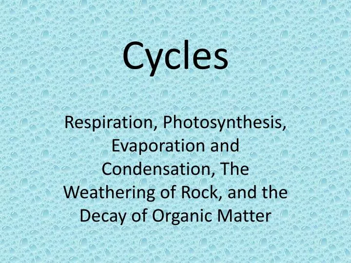 cycles