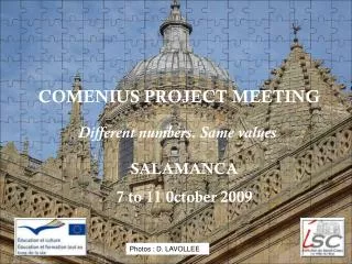 COMENIUS PROJECT MEETING