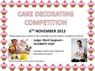 CAKE DECORATING COMPETITION