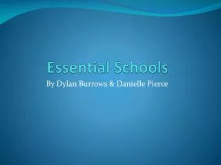Essential Schools
