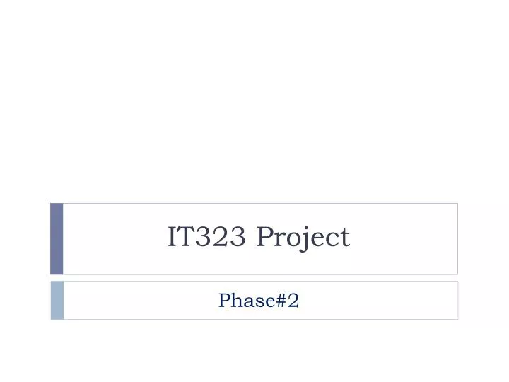 it323 project