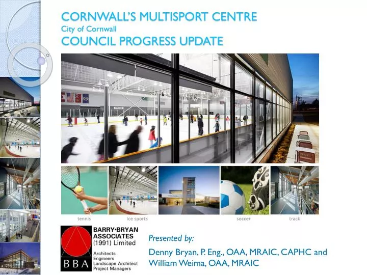 cornwall s multisport centre city of cornwall council progress update