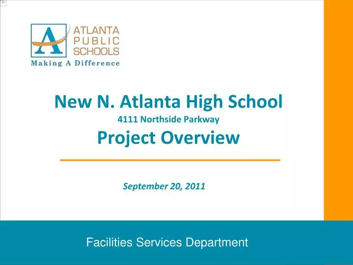 new n atlanta high school 4111 northside parkway project overview