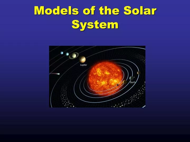 models of the solar system