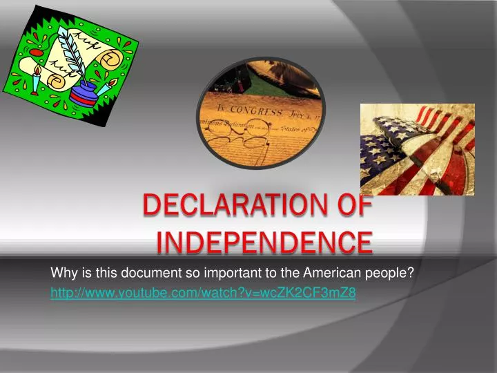 why is this document so important to the american people http www youtube com watch v wczk2cf3mz8