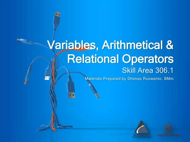 variables arithmetical relational operators