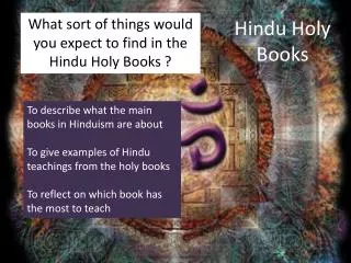 Hindu Holy Books