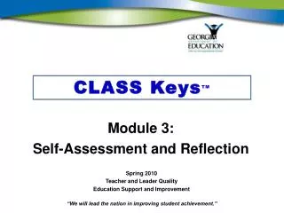 CLASS Keys TM