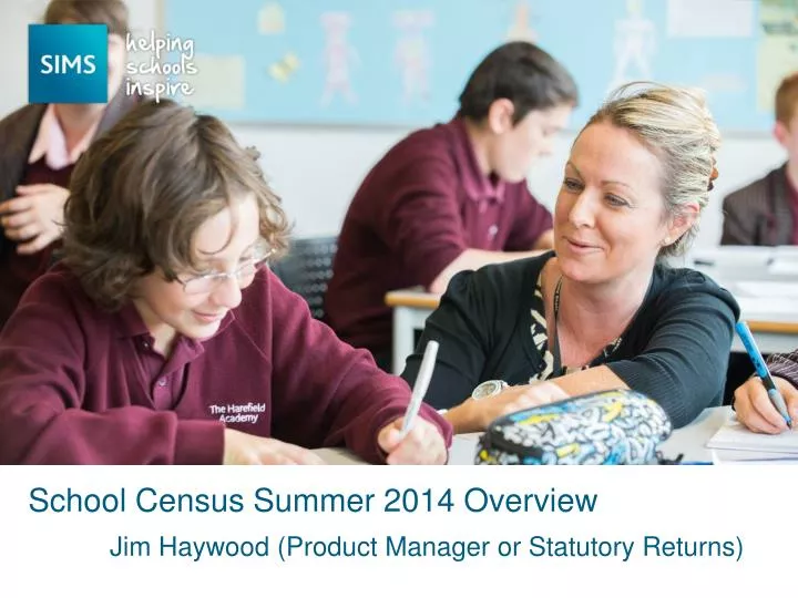 school census summer 2014 overview