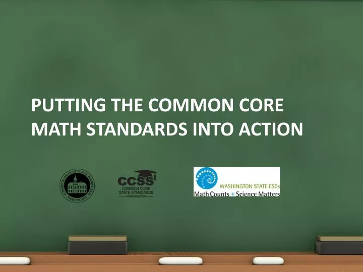 putting the common core math standards into action