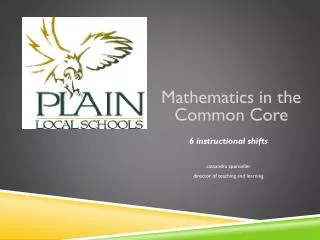 Mathematics in the Common Core
