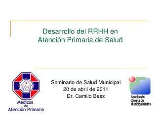 desarrollo del rrhh en atenci n primaria de salud