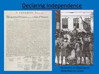 declaring independence