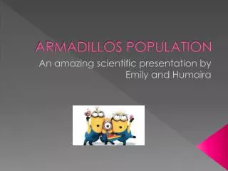 ARMADILLOS POPULATION