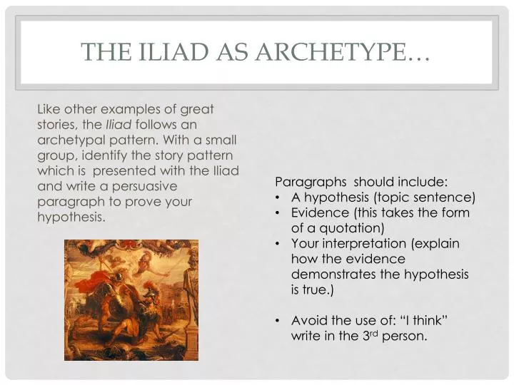 the iliad as archetype