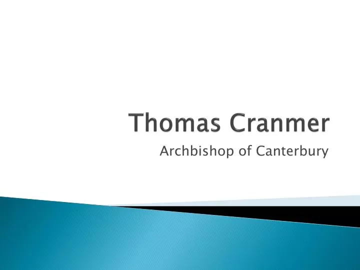 thomas cranmer