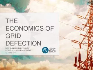 The economics of grid defection