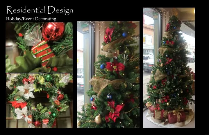 residential design holiday event decorating