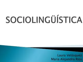socioling stica