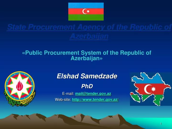 state procurement agency of the republic of azerbaijan