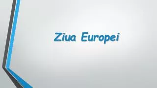 ziua europei