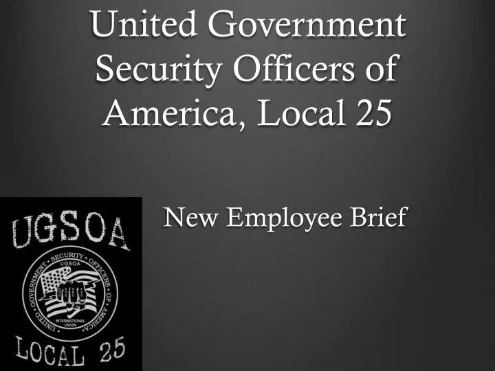 united government security officers of america local 25