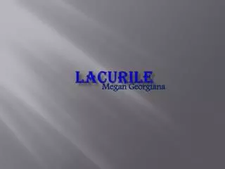 Lacurile