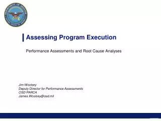 Assessing Program Execution