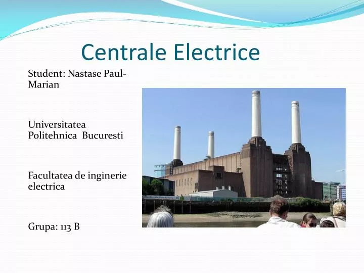 centrale electrice