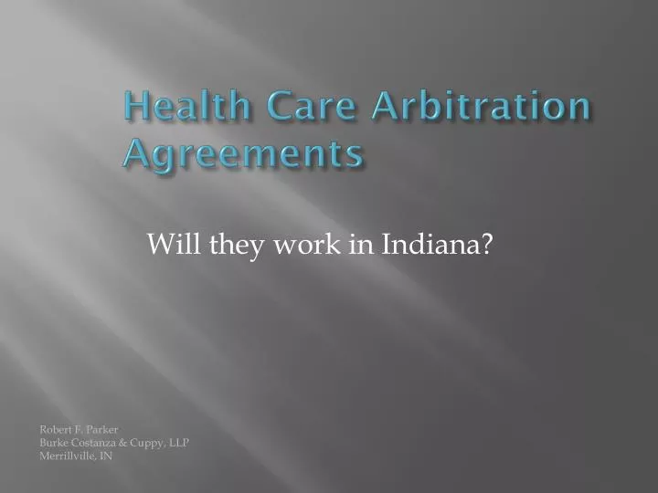 health care arbitration agreements