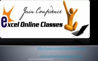 excelonlineclasses.co.nr/ excel.onlineclasses@gmail