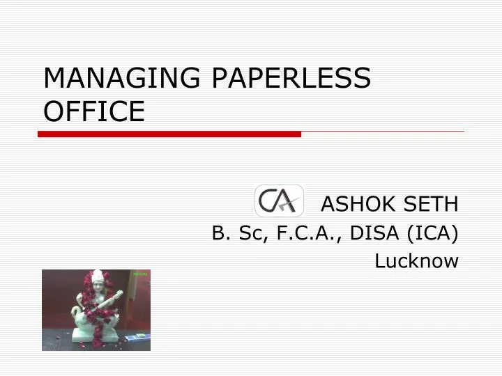 managing paperless office