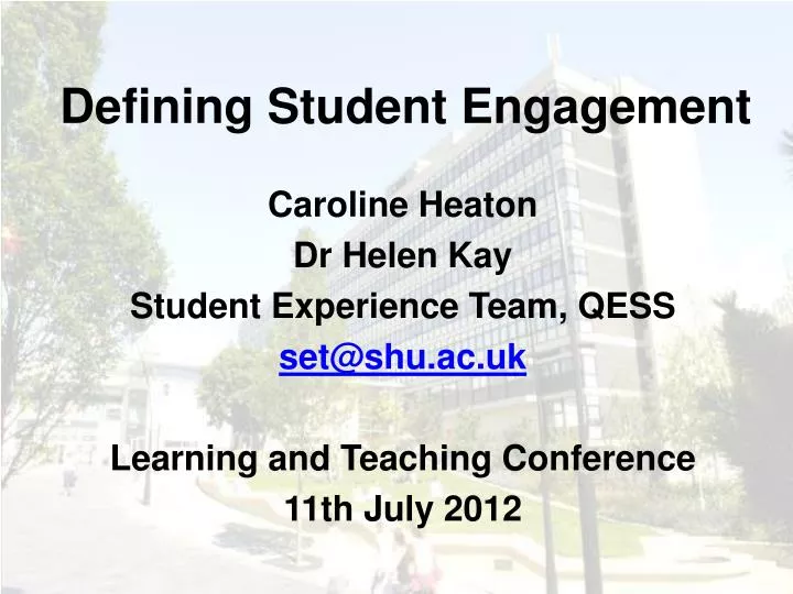 defining student engagement