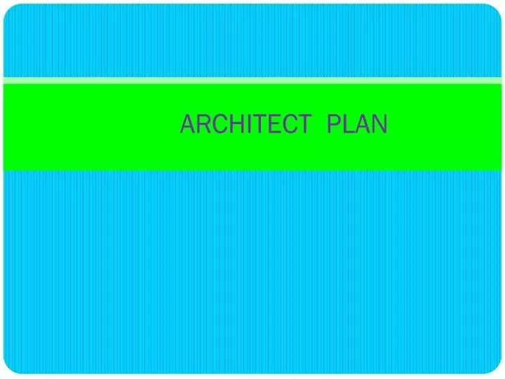 architect plan
