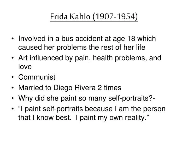 frida kahlo 1907 1954