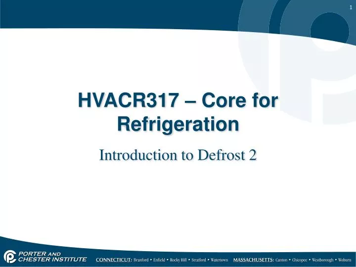 hvacr317 core for refrigeration