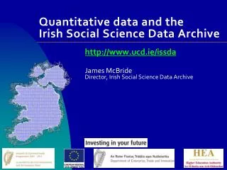 Quantitative data and the Irish Social Science Data Archive