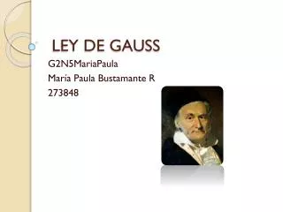 ley de gauss