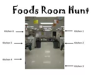 Foods Room Hunt