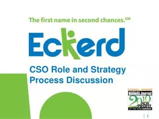 CSO Role and Strategy Process Discussion